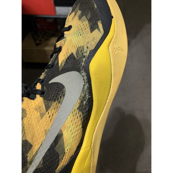Size 11- Nike Kobe 8 Sulfur Electric 2012 Reglued And Wearable 555035-001 main image 9